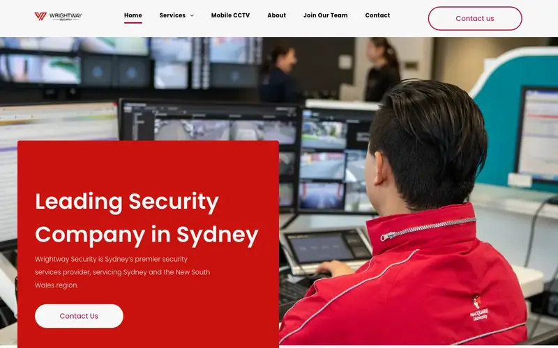 WrightWay Security website screenshot
